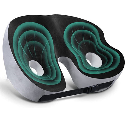 BowLift | Adjustable Memory Foam Sit Bone Relief Seat Cushion