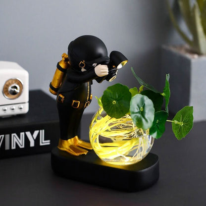BowLift | ASTROVA – Creative Astronaut Plant Vases for Modern Living
