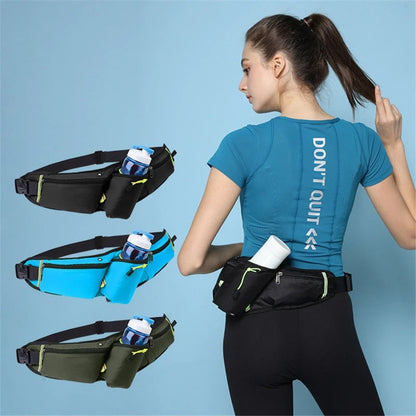 RunEase Belt – Waterproof Running Belt with Drink Holder Bowlift