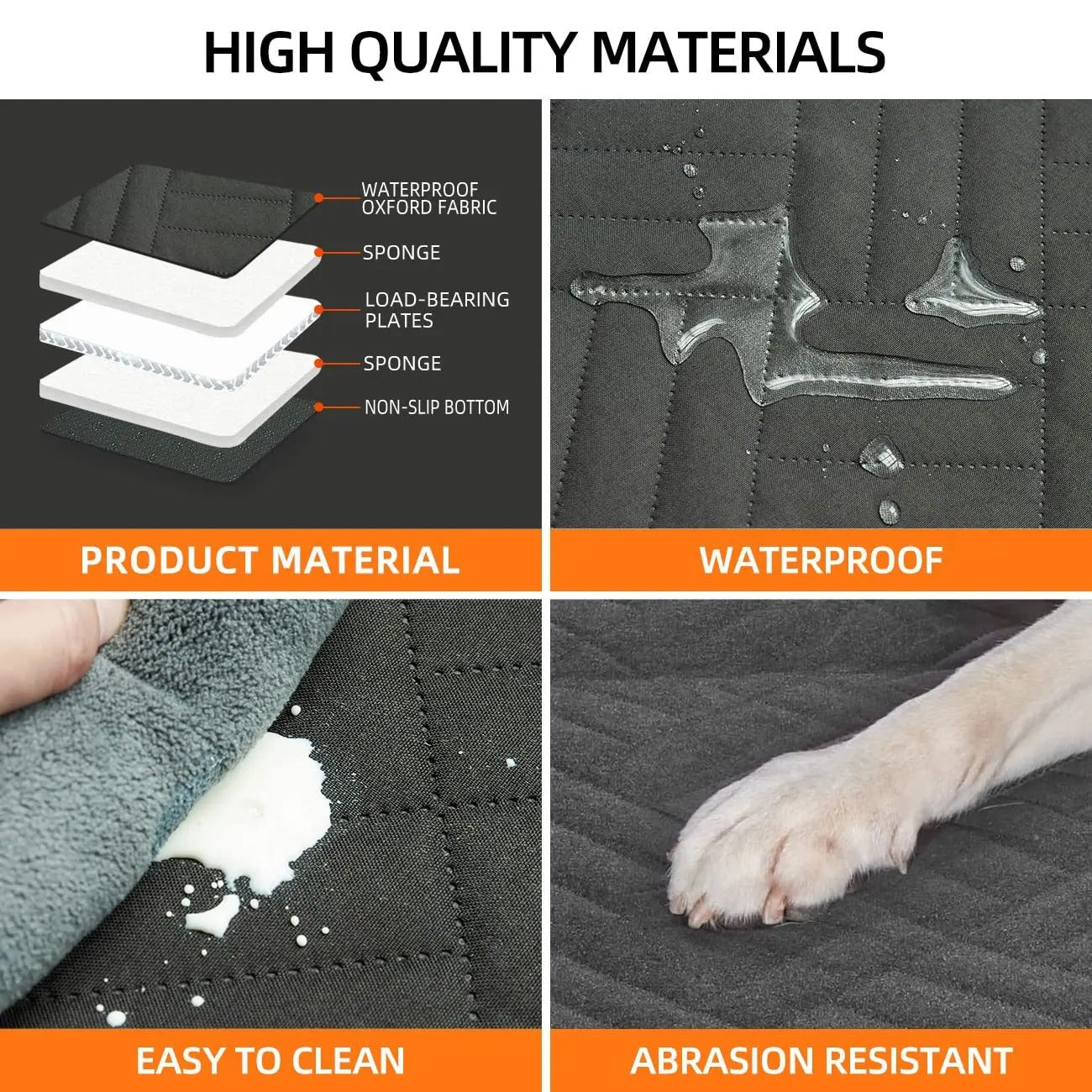 Skanto Hard Bottom Car Seat Extender for Dogs Skanto