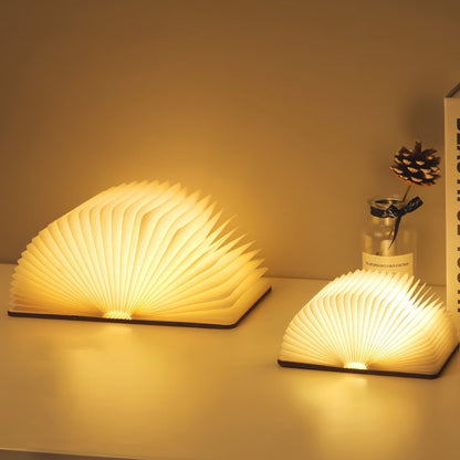 Skanto | 📖 Wooden Book Lamp - Desk Study Gift Decor Light
