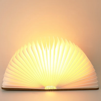 Skanto | 📖 Wooden Book Lamp - Desk Study Gift Decor Light