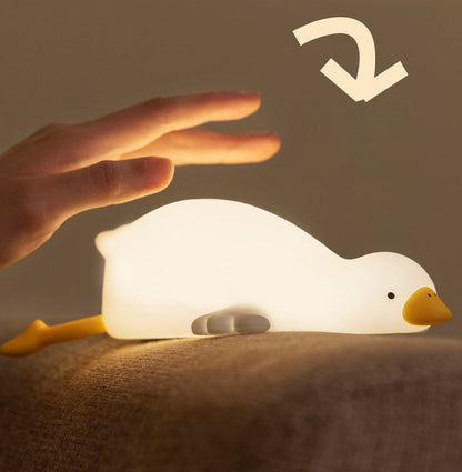 Frendorf | Large White Goose Tap Tap LED Night Lamp