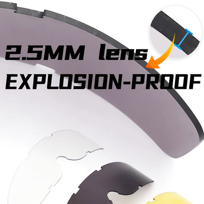 BowLift | Mistview Safety Glasses Overlay – For Spectacle Wearers with Replaceable Lenses
