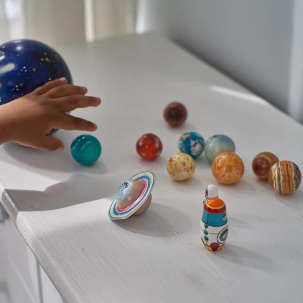Skanto Wooden Planet Set - Educational Toy for Kids