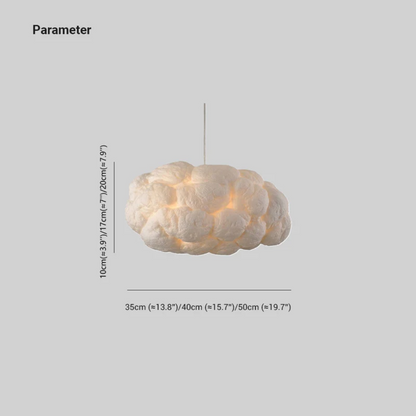 Skanto | Design Cloud LED Pendant Light White PVC/Cotton - Nimbus