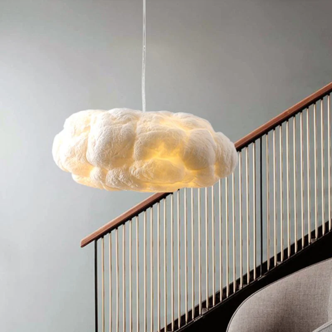Skanto | Design Cloud LED Pendant Light White PVC/Cotton - Nimbus
