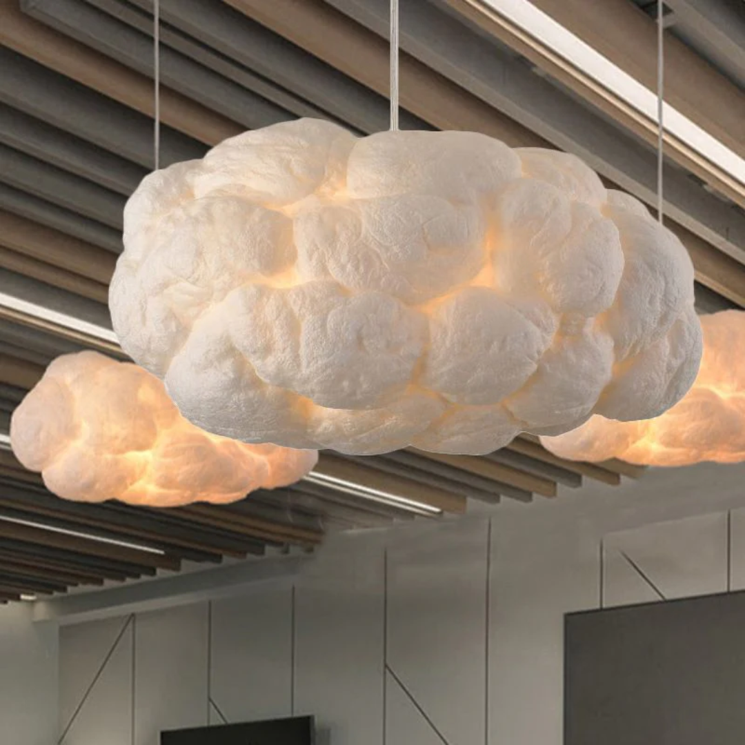Skanto | Design Cloud LED Pendant Light White PVC/Cotton - Nimbus