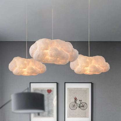 Skanto | Design Cloud LED Pendant Light White PVC/Cotton - Nimbus