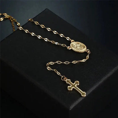 Skanto | Spiritual Rosary Necklace – Stylish Faith Jewelry for Any Occasion