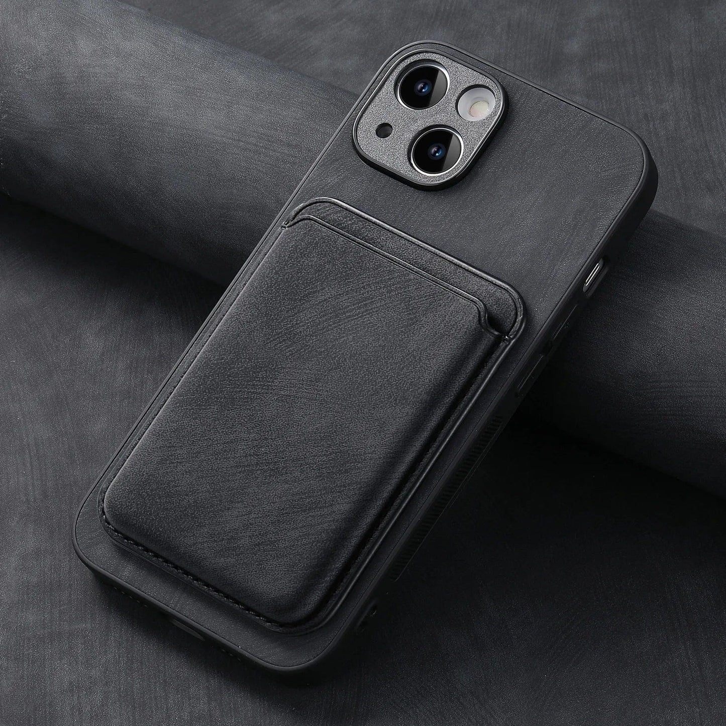 Skanto | MagSafe iPhone Case Magnetic Leather Card Holder