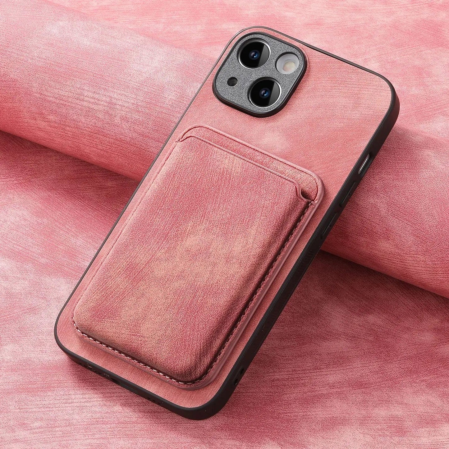 Skanto | MagSafe iPhone Case Magnetic Leather Card Holder