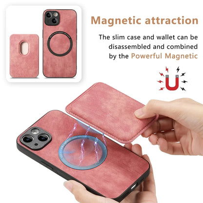 Skanto | MagSafe iPhone Case Magnetic Leather Card Holder