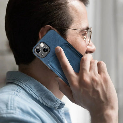 Skanto | MagSafe iPhone Case Magnetic Leather Card Holder