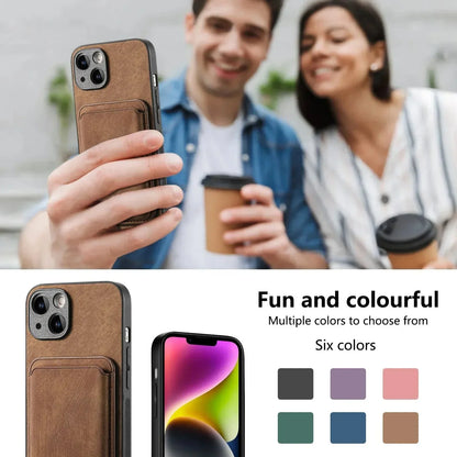 Skanto | MagSafe iPhone Case Magnetic Leather Card Holder