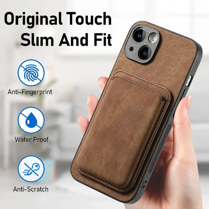 Skanto | MagSafe iPhone Case Magnetic Leather Card Holder