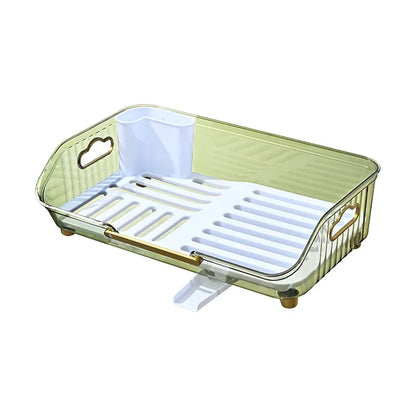 Detachable Sink Dish Drainer Countertop Organizer with Utensil Holder | Bowlift