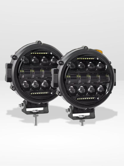 Skanto | High Power LED Driving Light 7" | Long Range Car & 4x4 Spotlight