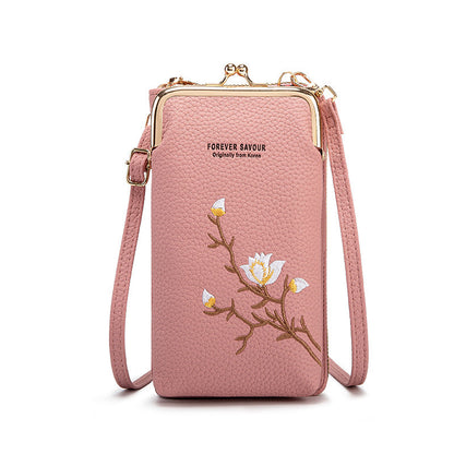 Skanto | Embroidered Women's Crossbody Wallet
