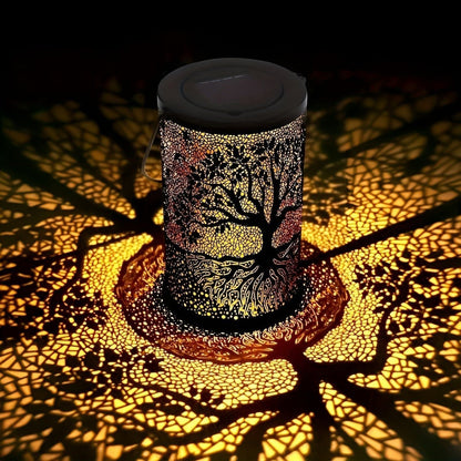 SolarArt Lantern - Luxury Metal Art Decoration Solar Outdoor Lantern | Brehn