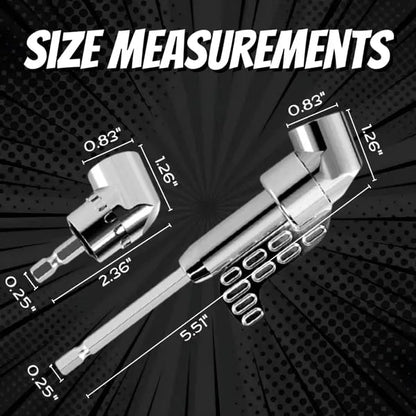 BowLift | 105° Angle Drill Adapter with Magnetic Handle Set