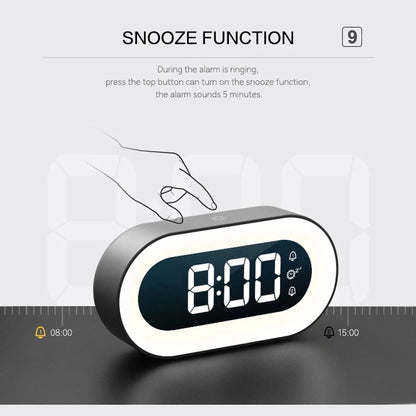 Skanto | Lumino Digital Alarm Clock with Night Light