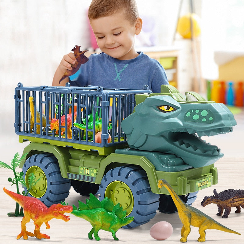 Skanto | Kids Dinosaur Toy Truck Playset