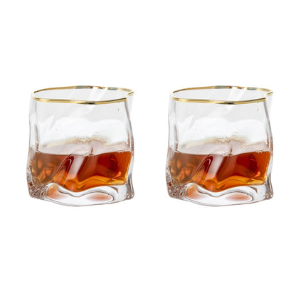 BowLift | Distorted Texture Whisky Glass Set