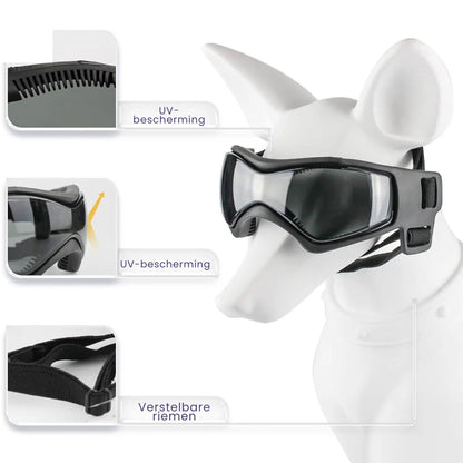 Dog Helmet and Goggles - RiderPaw Bowlift