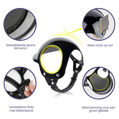 Dog Helmet and Goggles - RiderPaw Bowlift