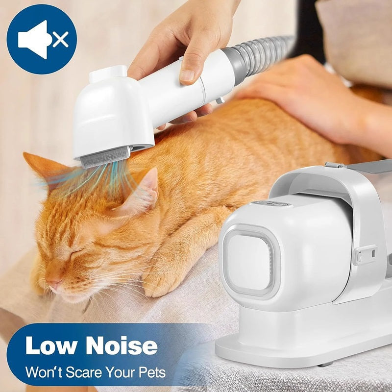 Skanto | 5-in-1 Pet Grooming Vacuum and Clipper Set