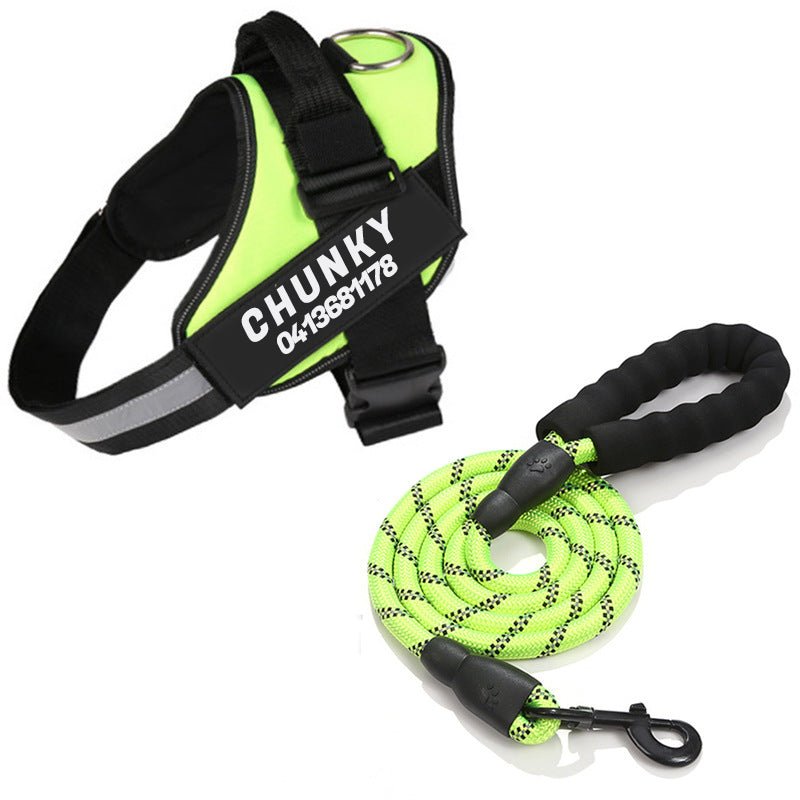 Skanto | Dogsafe Harness – Reflective, No-Pull Dog Harness with Customizable Name Tag