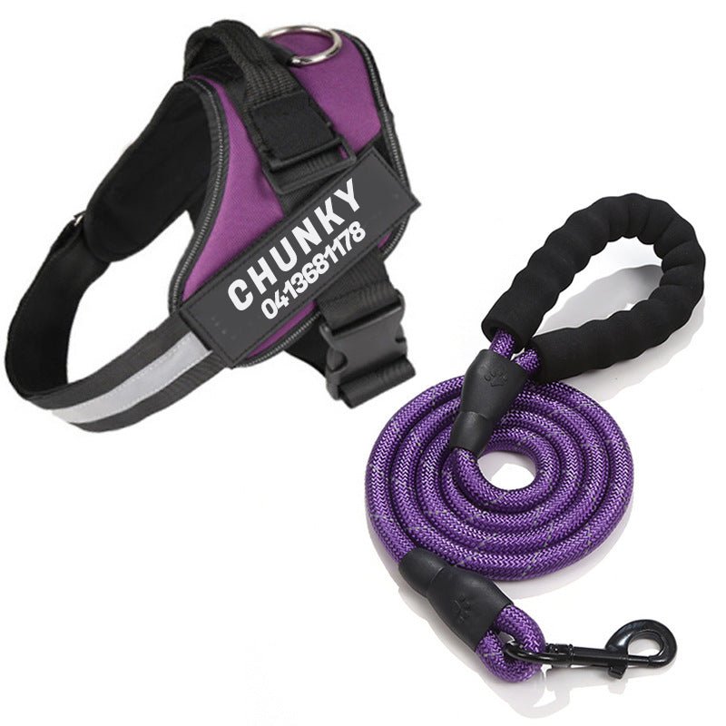 Skanto | Dogsafe Harness – Reflective, No-Pull Dog Harness with Customizable Name Tag