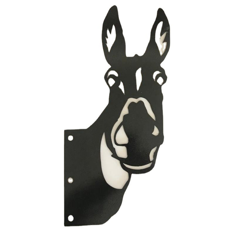 Outdoor Garden Farm Peeking Goat Metal Artwork Indoor Decor | Karnz
