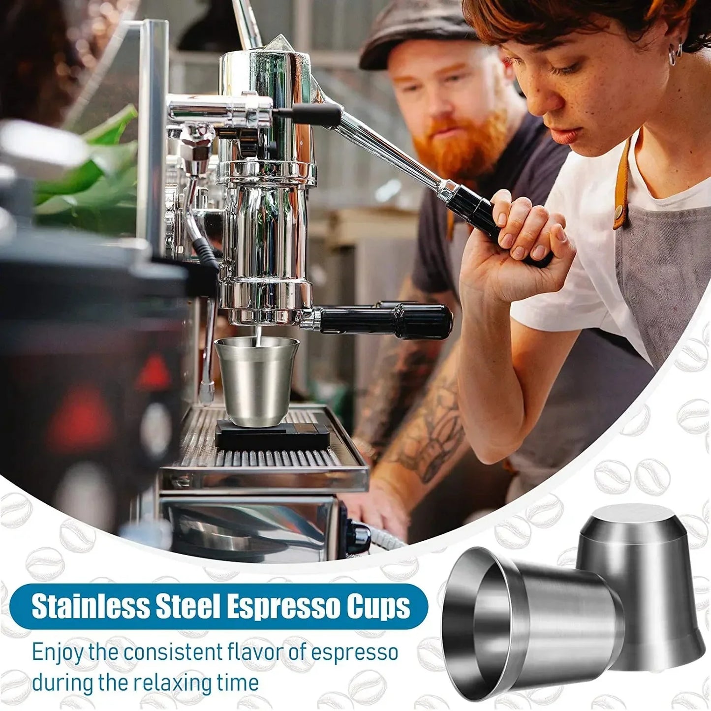 Double Wall Insulated Stainless Steel Espresso Cup Capsule Coffee Mug | Bowlift