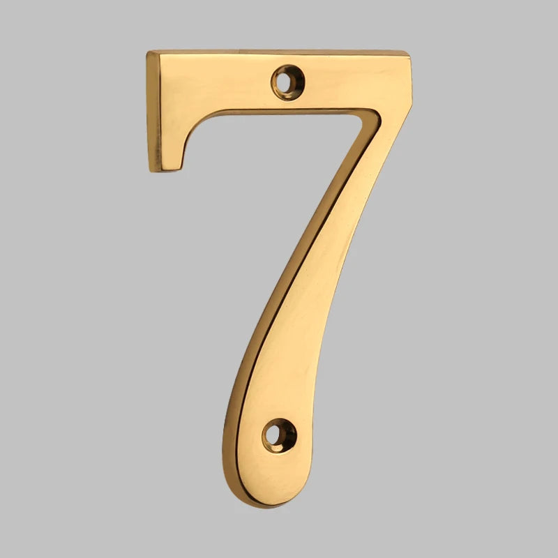 Skanto | Traditional House Numbers Made of Solid Brass