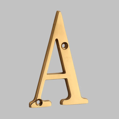 Skanto | Traditional House Numbers Made of Solid Brass