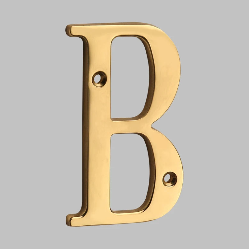 Skanto | Traditional House Numbers Made of Solid Brass