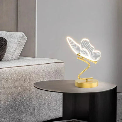 ButterflyLuxe - Elegant LED Table Lamp in Butterfly Design