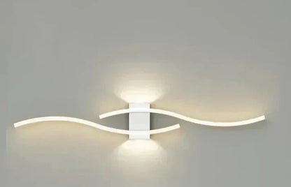 BowLift | Lumivora Wave LED Wall Light | Modern Wave Design | Energy Saving & Stylish | 60×15 cm | Warm, Glare-Free Light