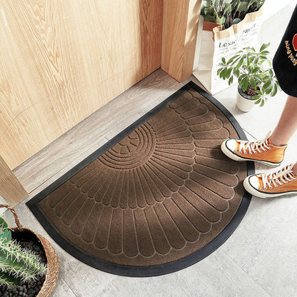 High-quality dirt trap mat with rubber bristles – Non-slip doormat for clean floors | Karnz