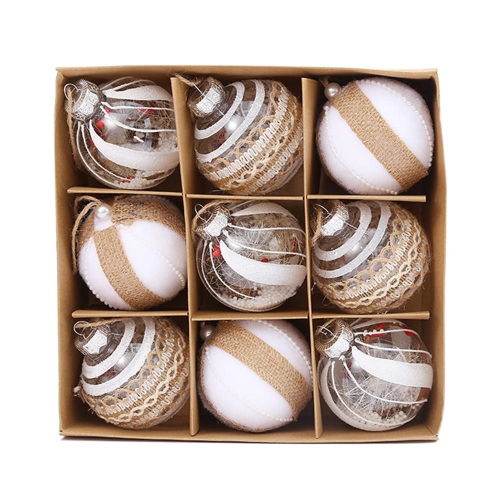 Skanto | Christmas Tree Ornaments | Luxury Ball Decorations for a Festive Atmosphere