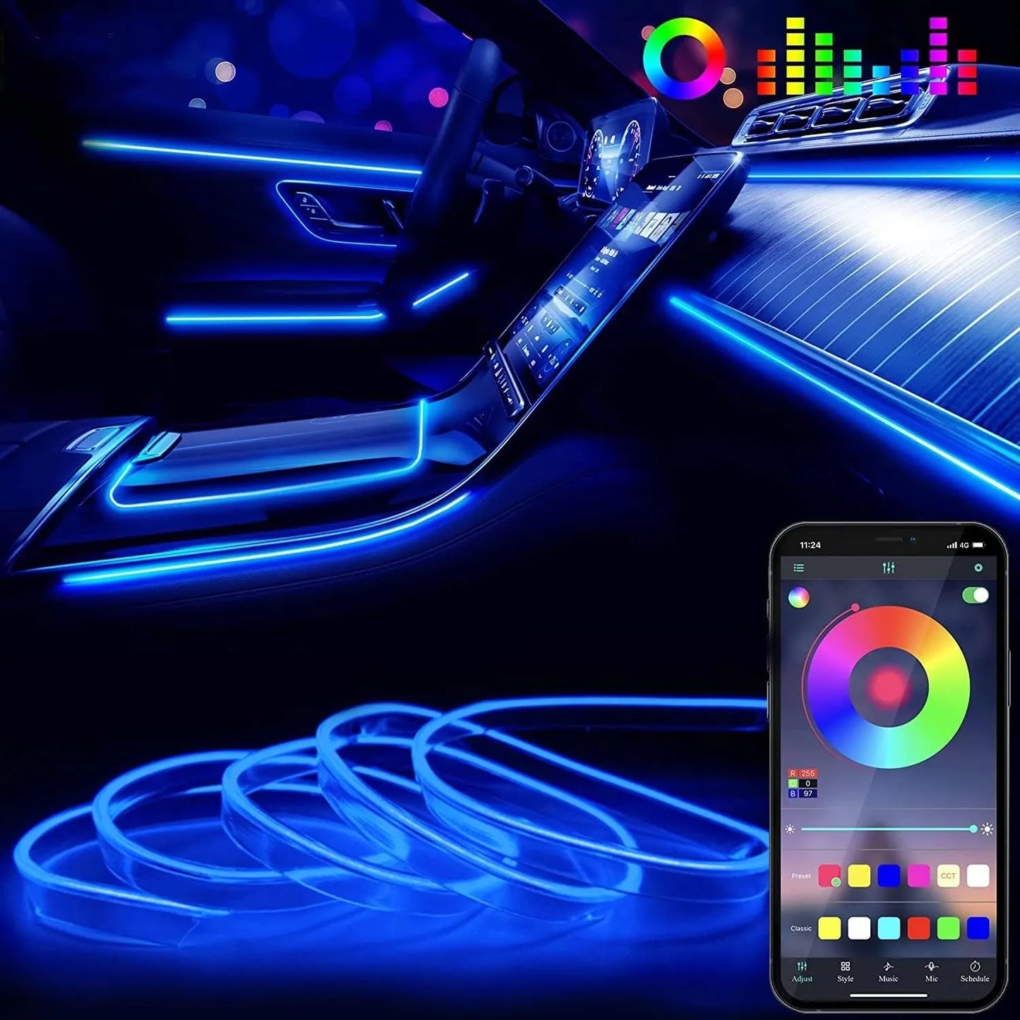 Car Interior LED Light | Stylish atmosphere everywhere | Karnz