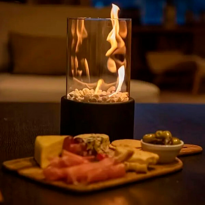 Compact table fire pit | Cozy warmth, anytime and anywhere | Karnz