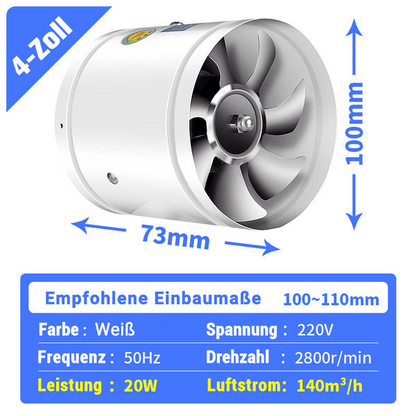 Super-Suction-Fan | Quiet, powerful extractor | Bowlift