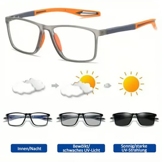 Phototrope Bifocal Glasses | Stylish Adaptive Lenses | Skanto
