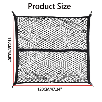 Cargo net for truck bed
