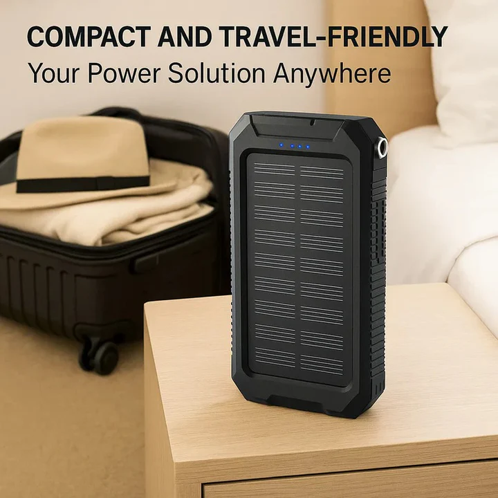 Skanto | 30 000mAh Solar Charger Waterproof Power Bank External