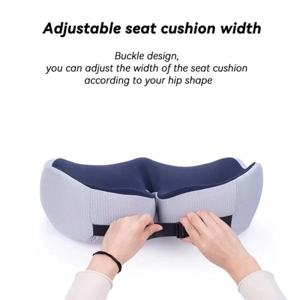 Skanto | Adjustable Memory Foam Seat Cushion for Tailbone Relief