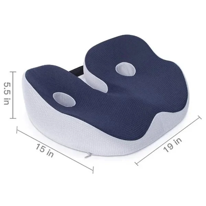 Skanto | Adjustable Memory Foam Seat Cushion for Tailbone Relief